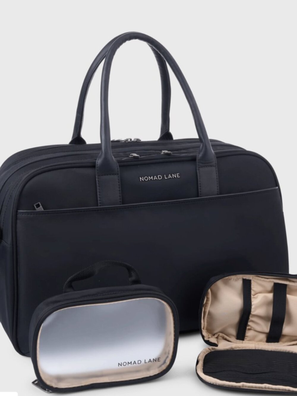 Nomad Lane Bento Bag® | Jet Set Black | NWT | Personal Item Travel Bag
